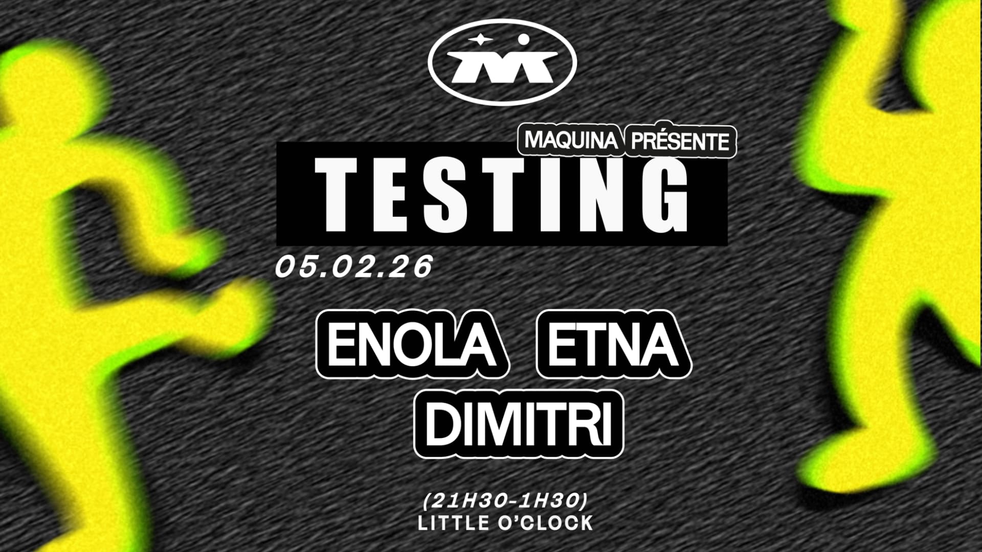 Testing : Enola, Etna, Dimitri