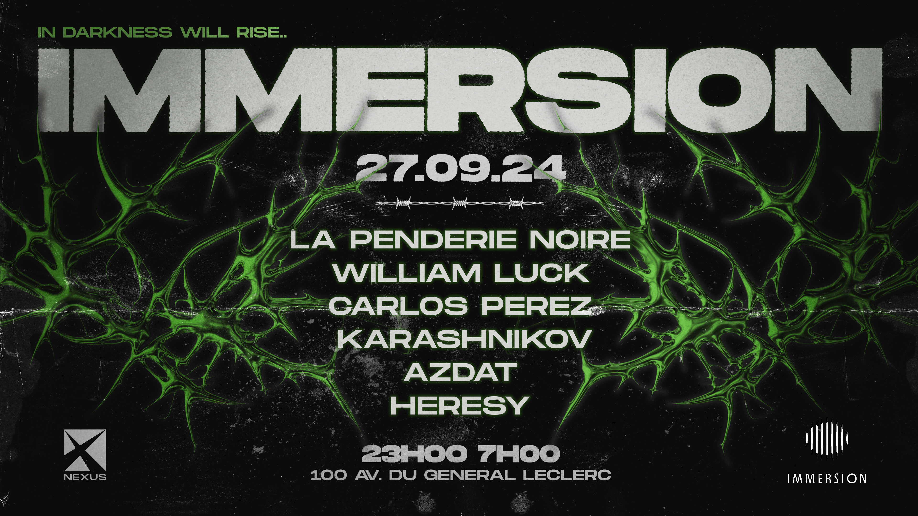 Immersion : La Penderie Noire | William Luck | Karashnikov