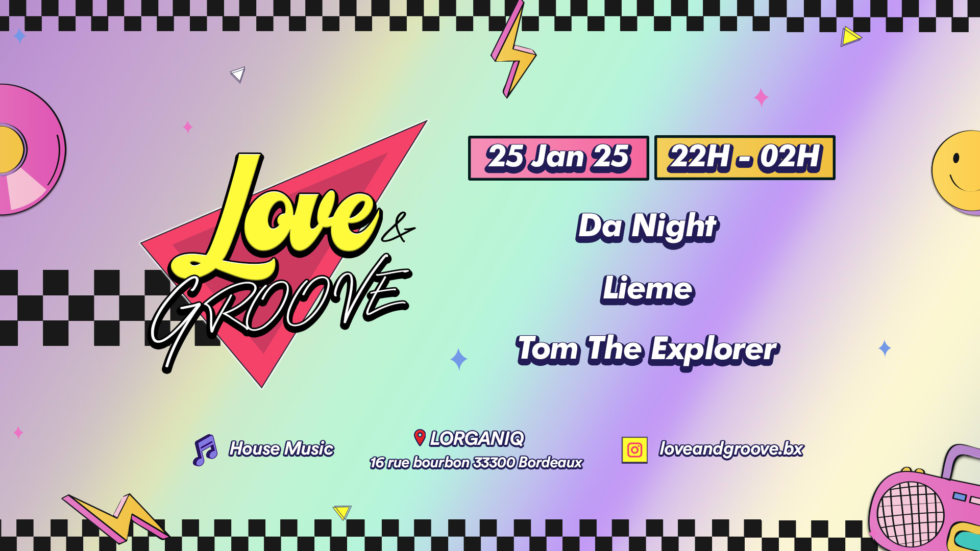 Love & Groove W/ Da Night / Lieme / Tom The Explorer
