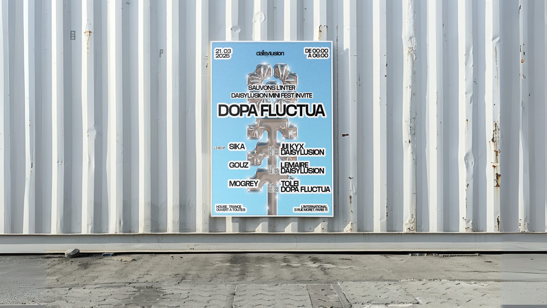 Daisylusion Mini Fest Invite Dopa Fluctua
