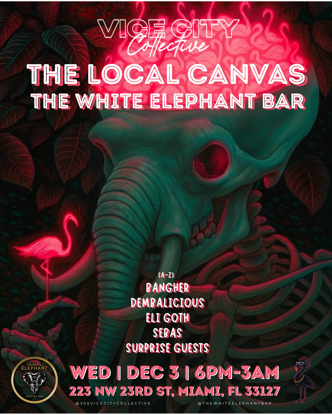 Vice City Collective: Local Canvas @ White Elephant