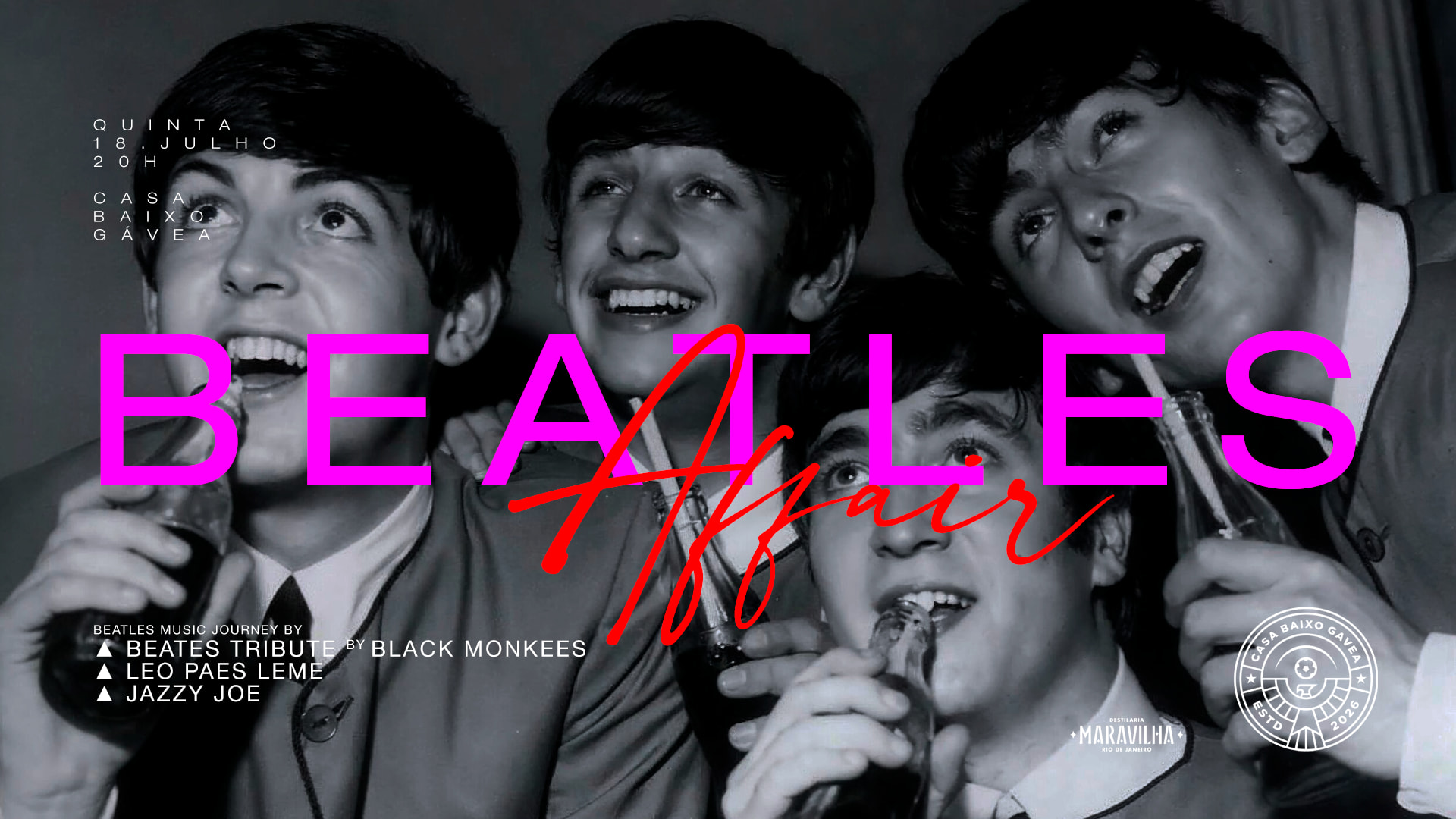 18/06 | Beatles Affair | Casa Baixo Gávea
