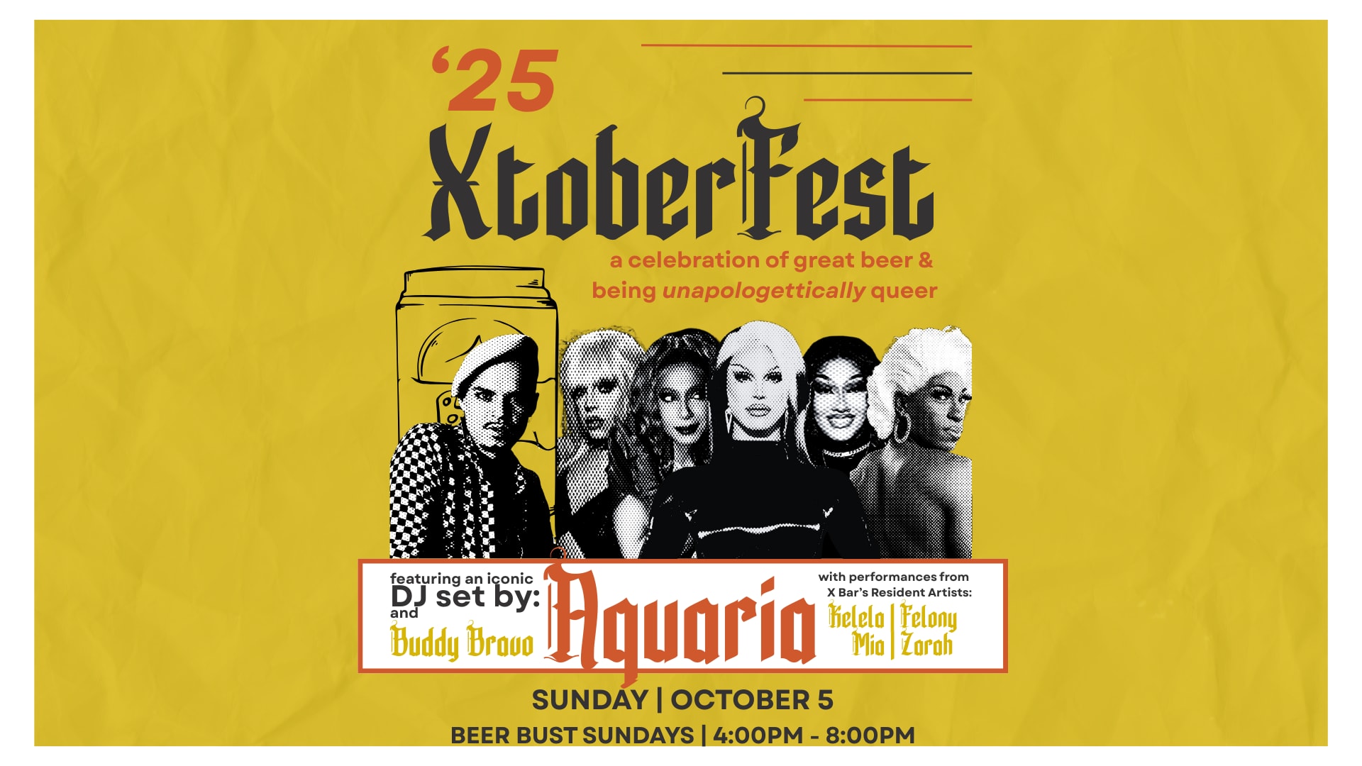 X-Tober Fest 2025 | Meet & Greet With Aquaria At Beer Bust