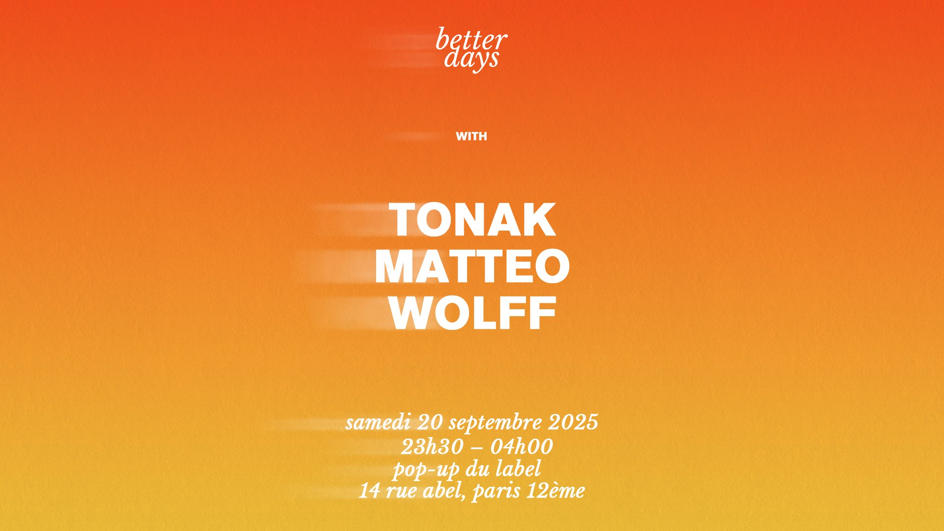 Better Days @Le Popup Du Label