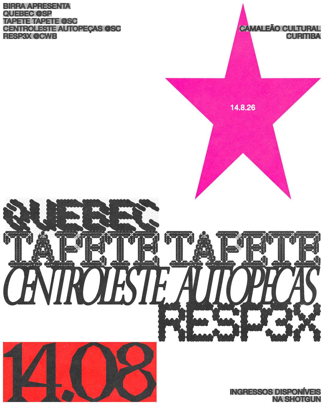 Quebec (Sp) + Tapete Tapete (Sc) + Clap (Sc) + Resp3x Em Cwb