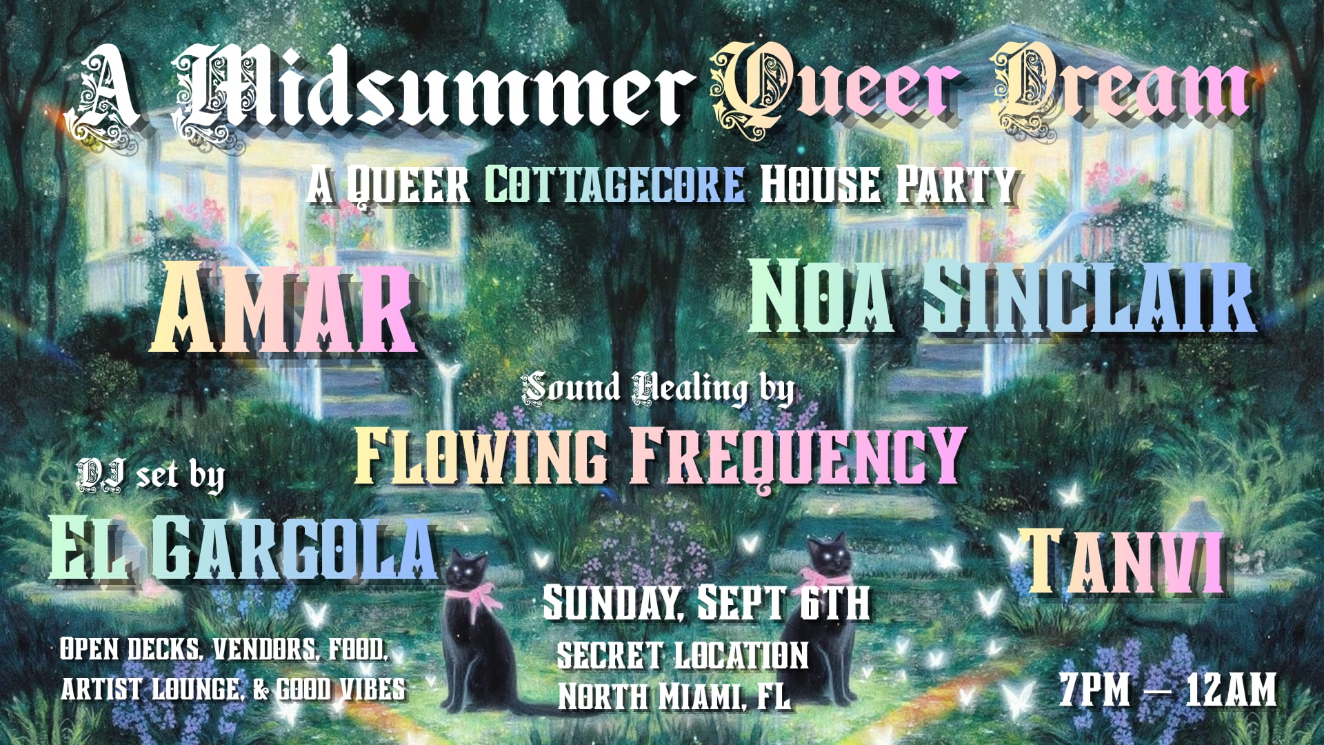 A Midsummer Queer Dream: A Cottagecore House Party