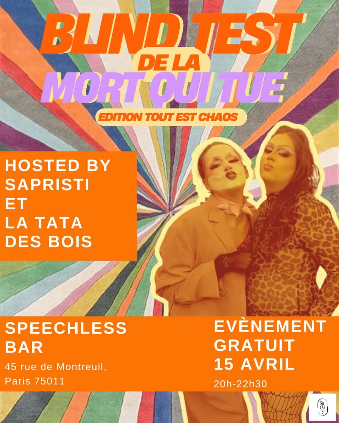 Blind Test Drag - Tout Est Chaos