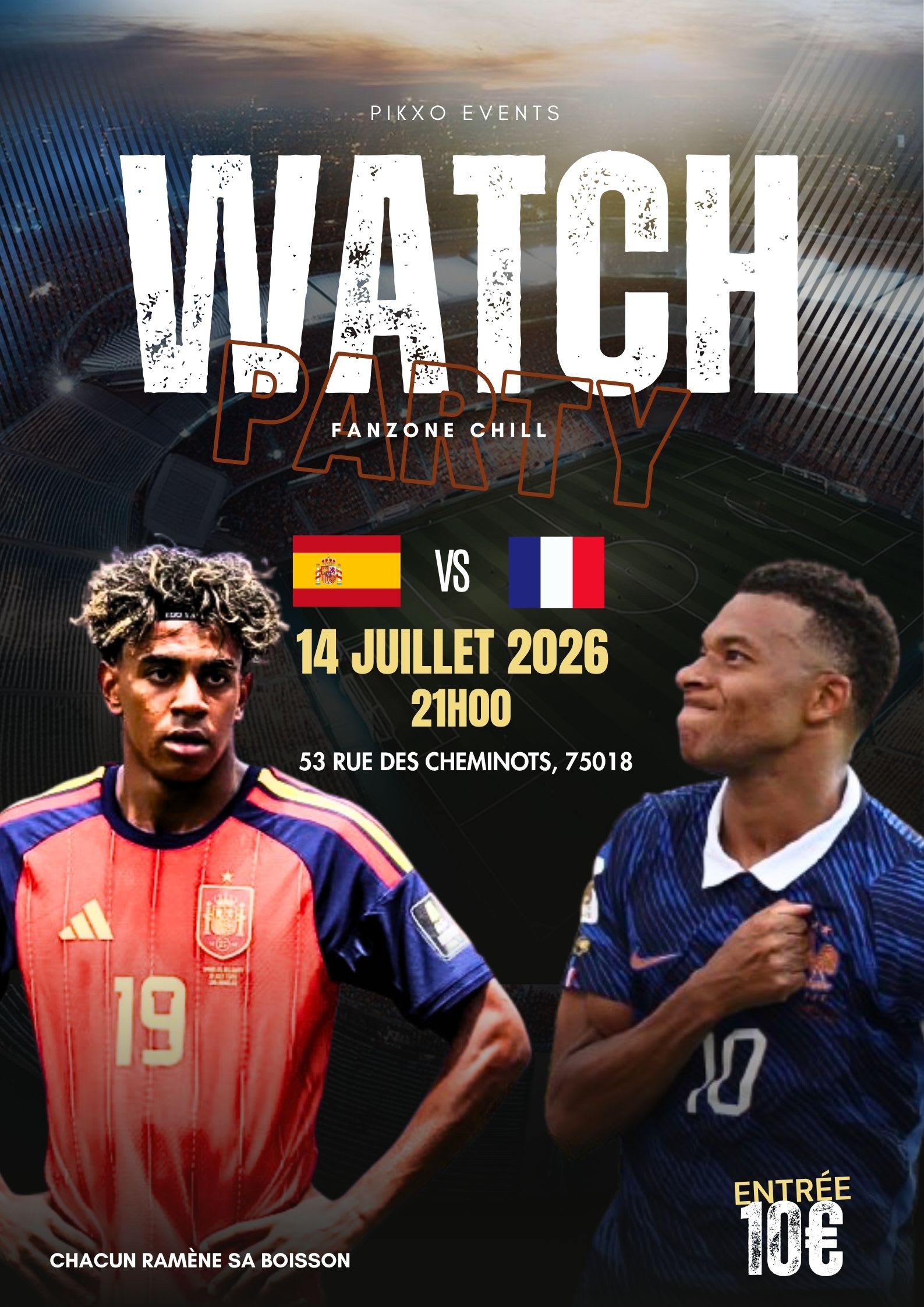 France Vs Espagne - Watch Party