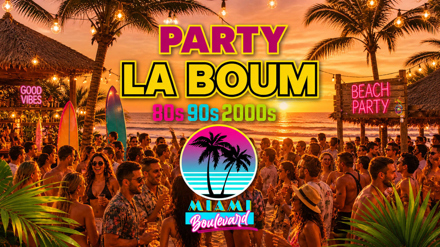 La Boum "Summer Party" 80’ 90’ 2000’