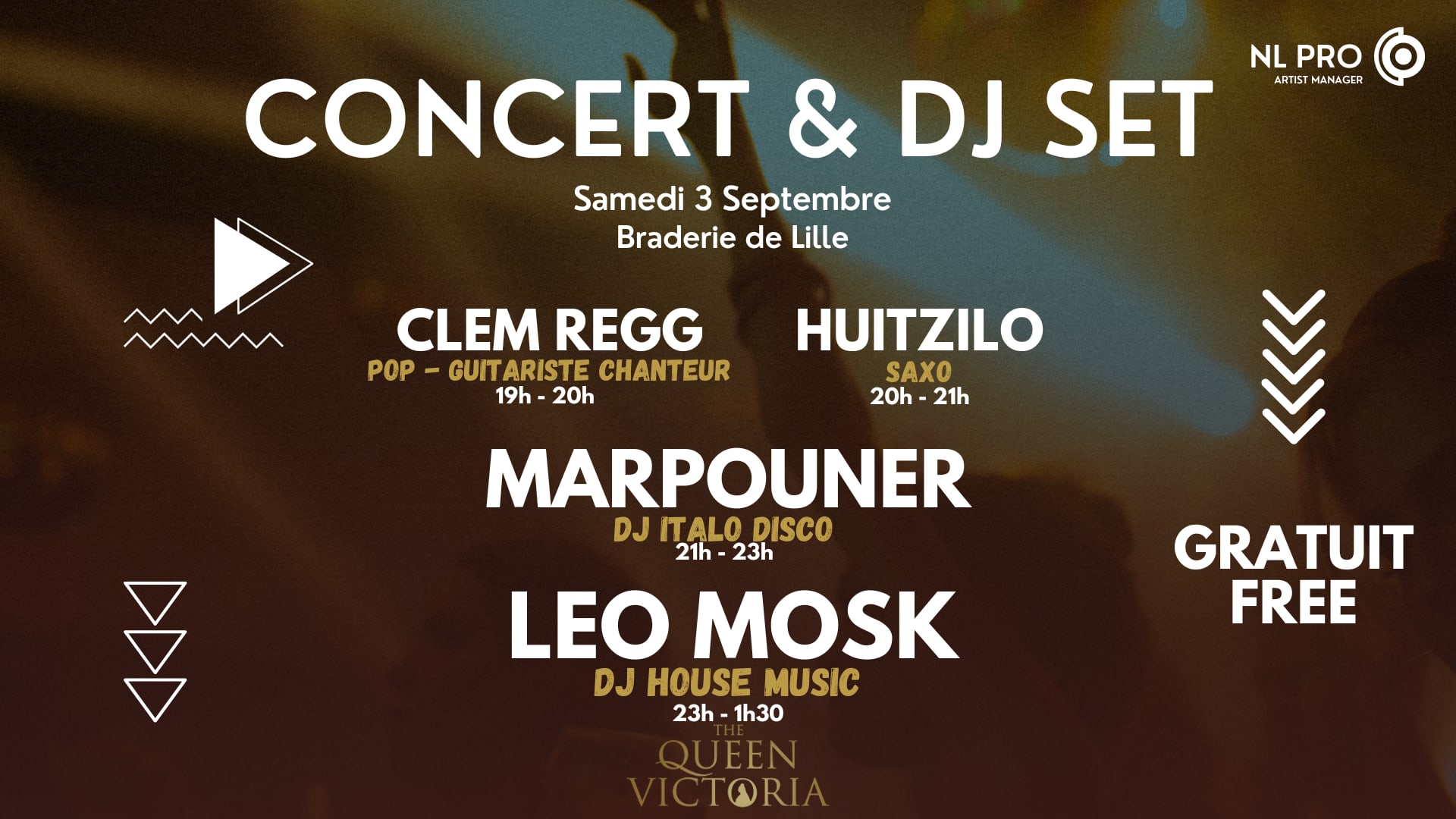 🔊 Braderie 🔊 Dj Set & Concert X Queenvictoria 💃