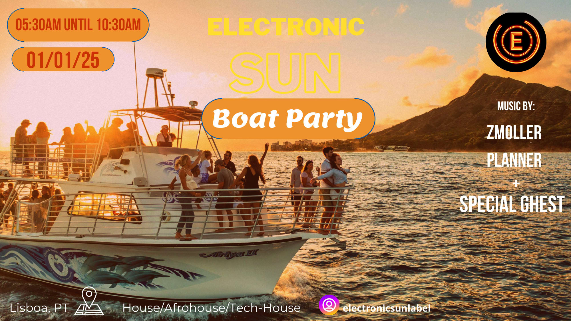 Electronic Sun Boat Party - After Sunrise Happy New Year