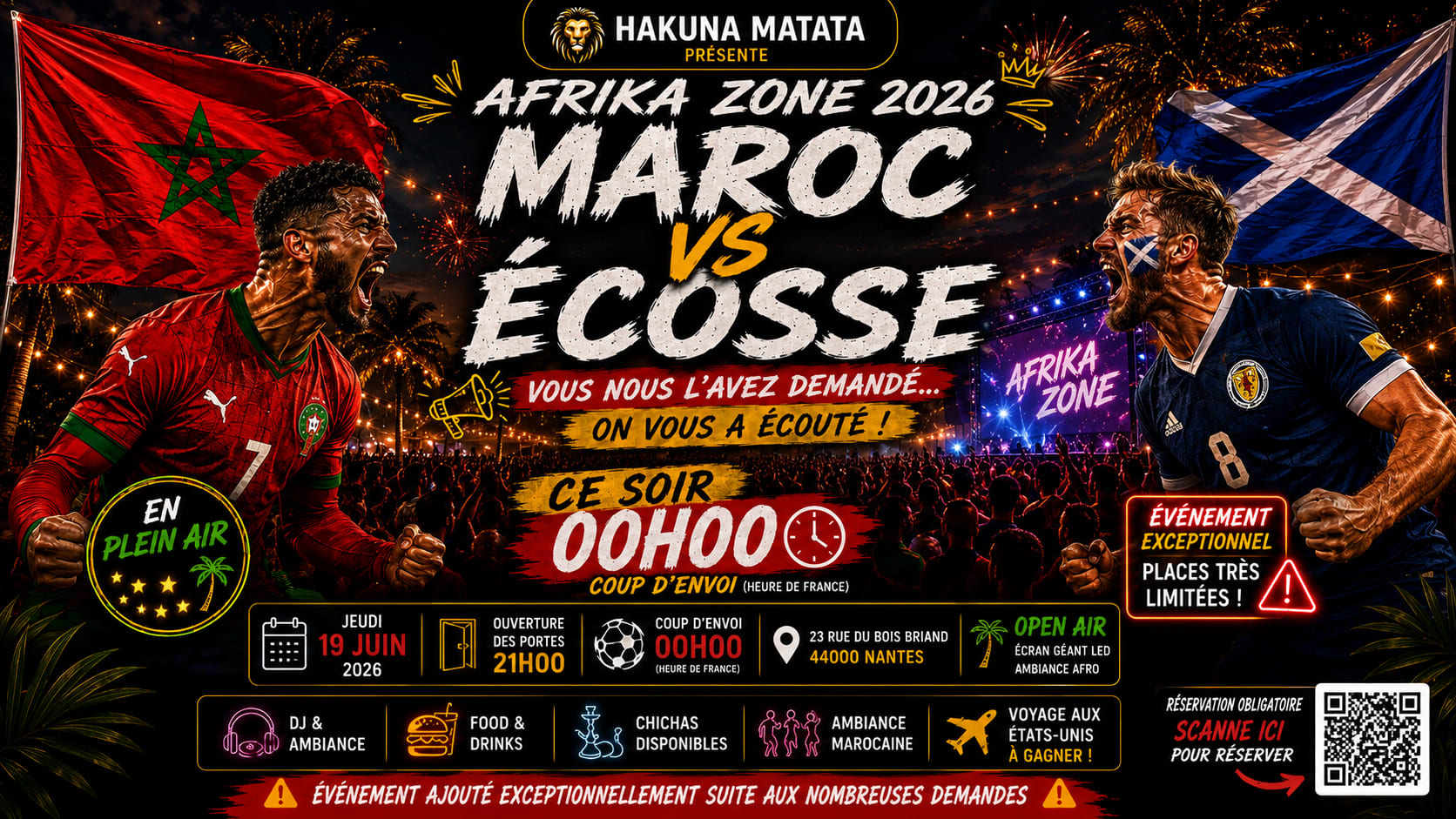 Hakuna Matata| Fan Zone | Maroc - Écosse