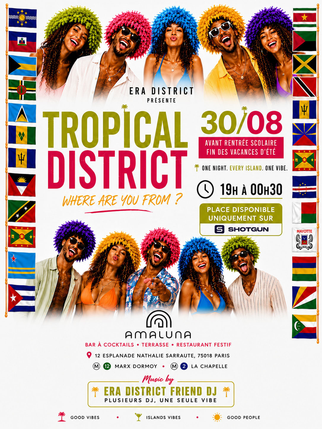 Tropical District By Era District ( 100% Island )