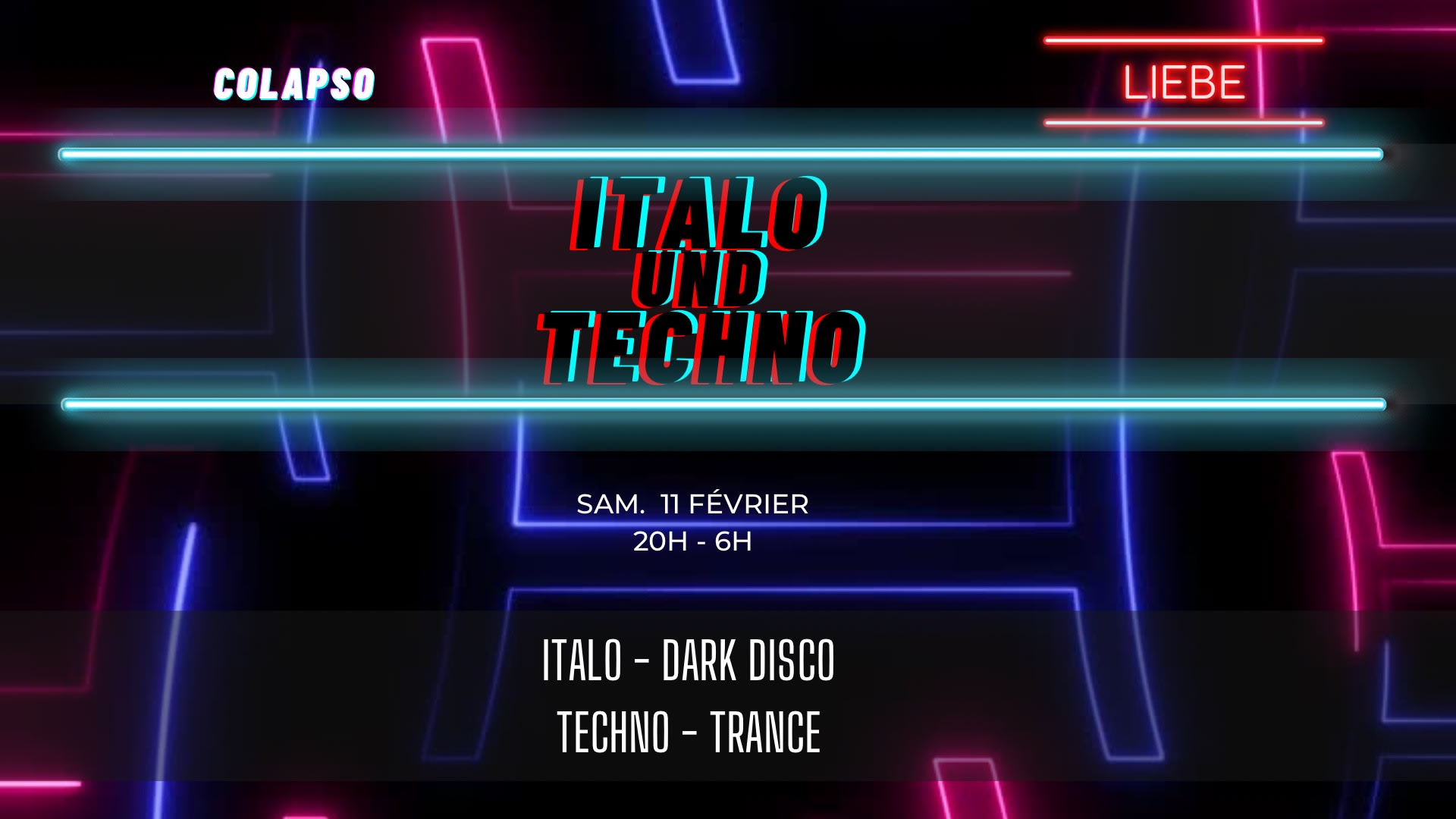 Italo Und Techno: Colapso X Liebe