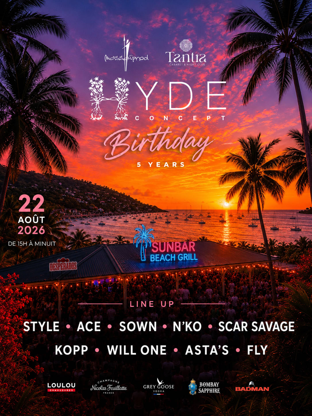Hyde Birthday : 5 Years ( Beach Party Edition )