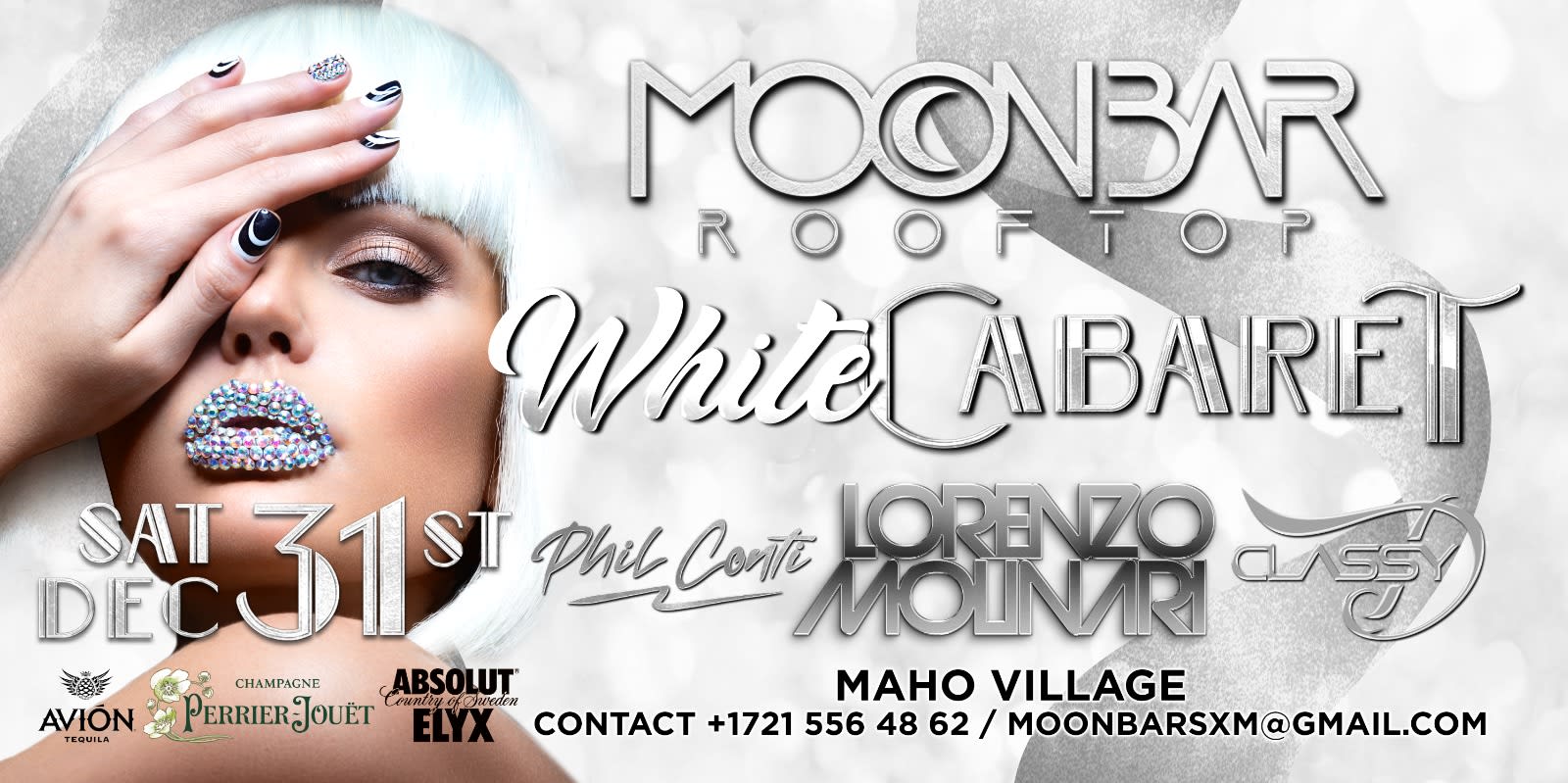 Nye At Moonbar [ White Cabaret ]