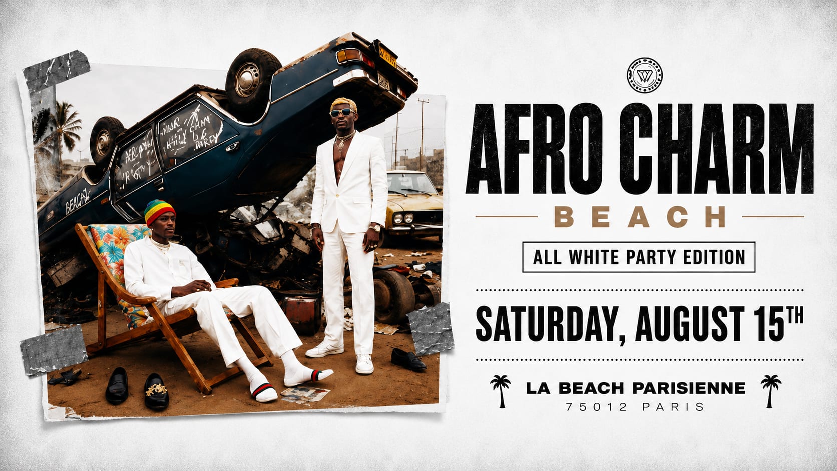 Afro Charm Beach - White Party Edition - Chill & Club