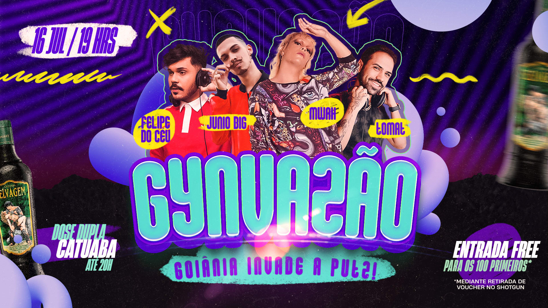 Gynvasão - Goiânia Invade A Putz!