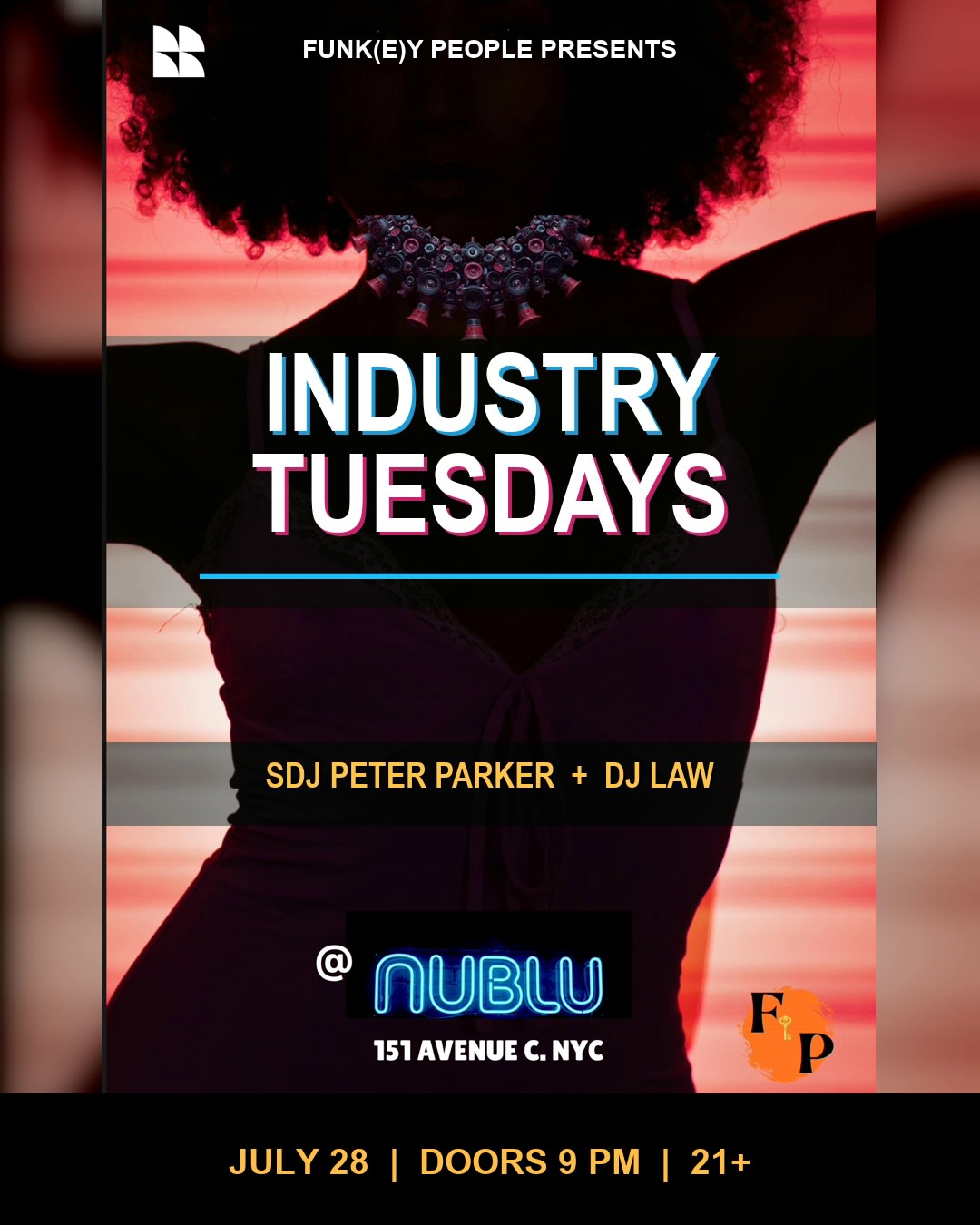 Industry Tuesdays W/ Sdj Peter Parker + Dj Law