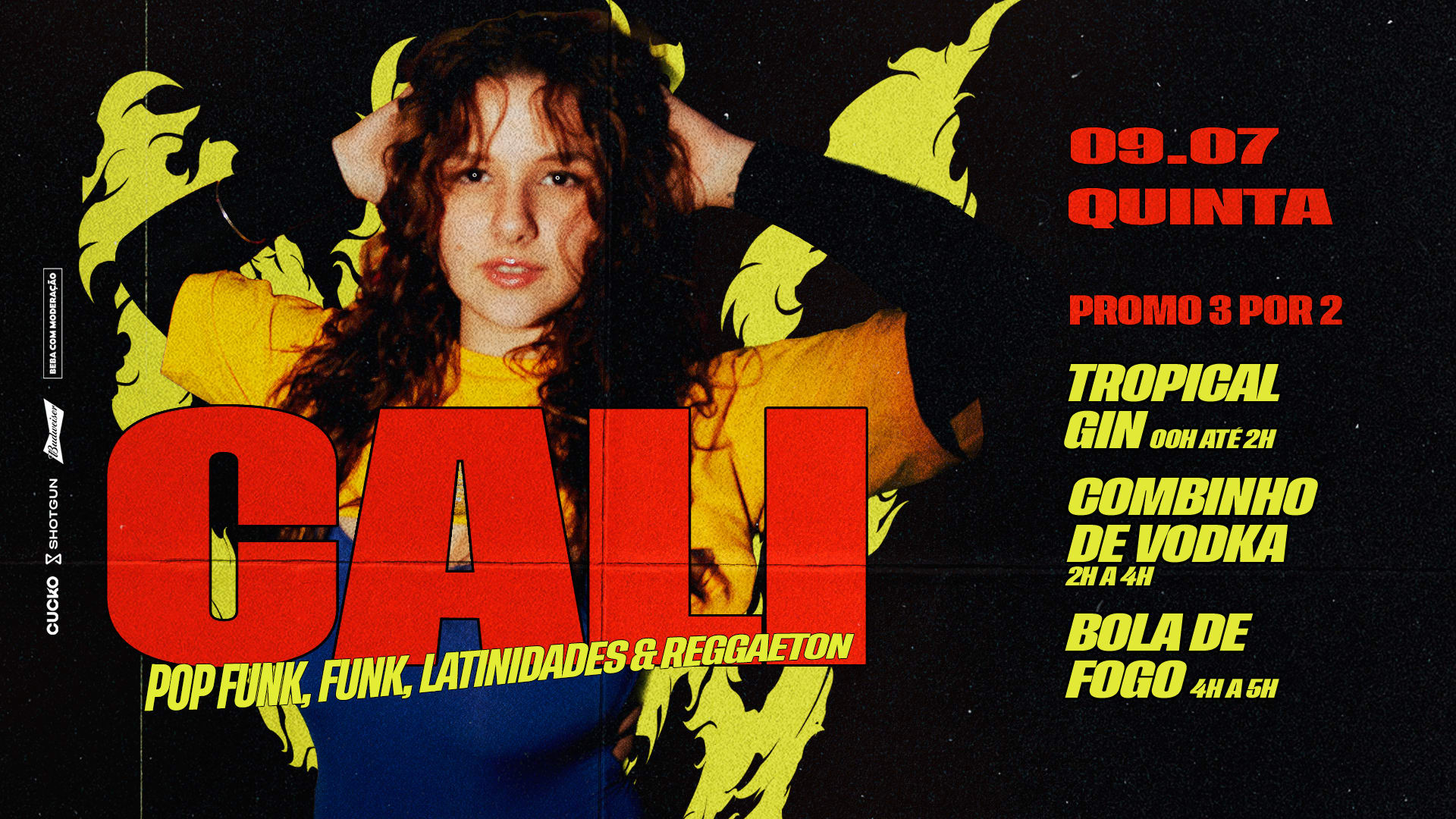 Cali :: Pop, Funk E Latinidades :: 09.07 @Cucko