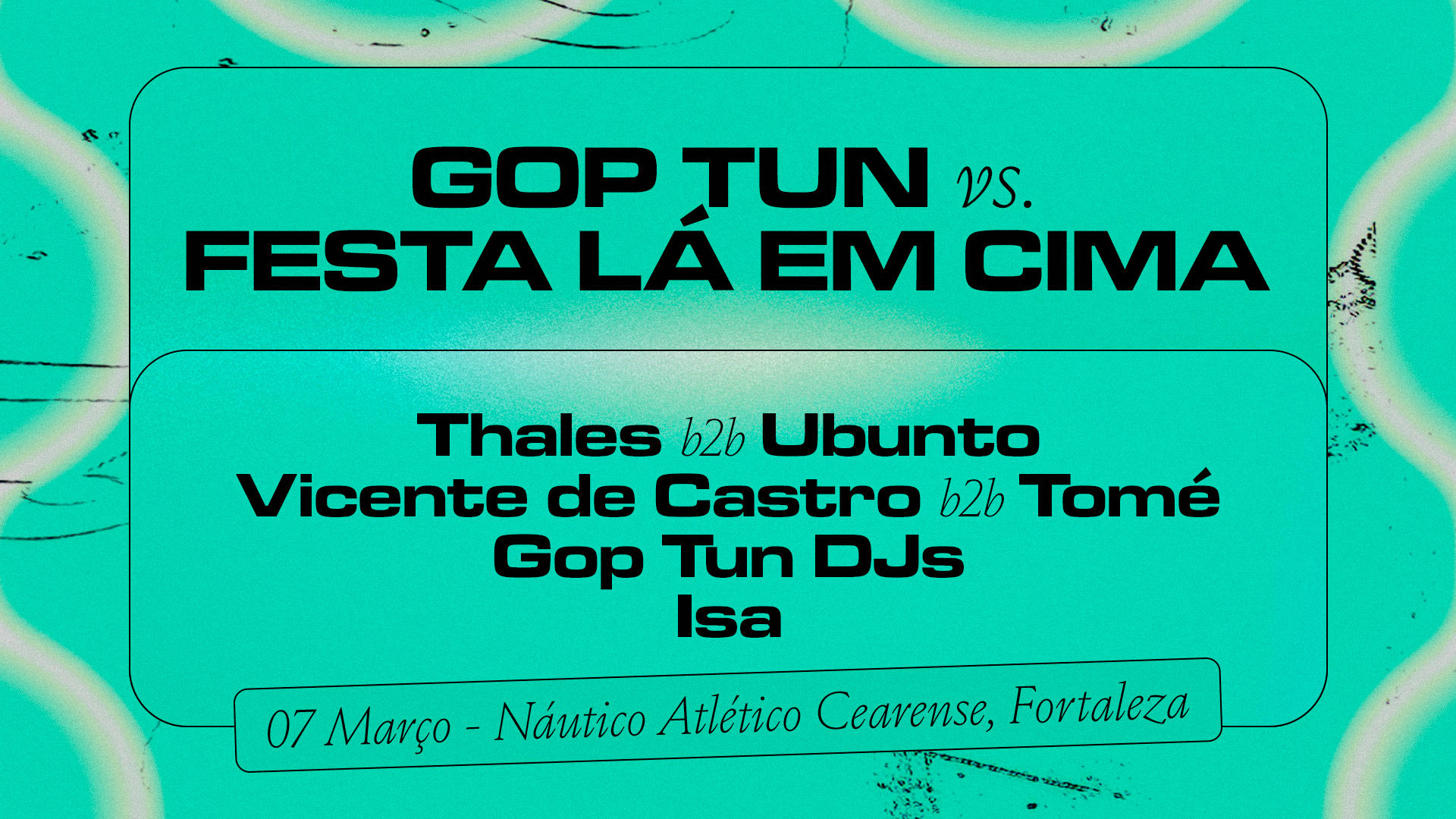 Festa Lá Em Cima Apresenta: Gop Tun Showcase No Náutico