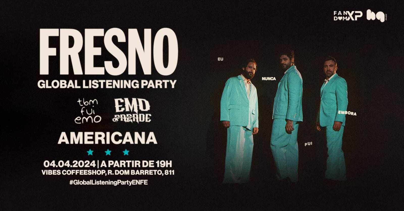 Emo Parade E Tbm Fui Emo: Enfe Listening Party @ Americana