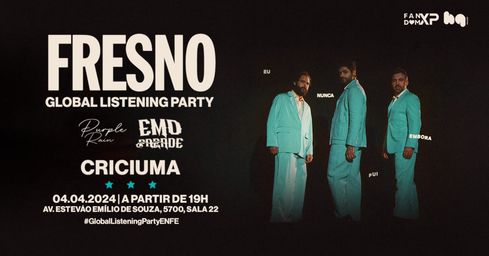 Emo Parade: Enfe Global Listening Party @ Criciúma