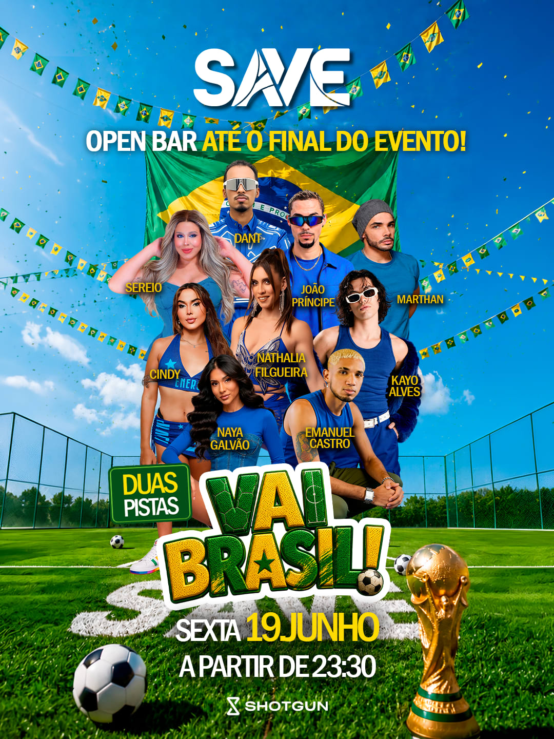 Save - Pop, Funk E Eletrônico | Open Até O Final | 2 Pistas