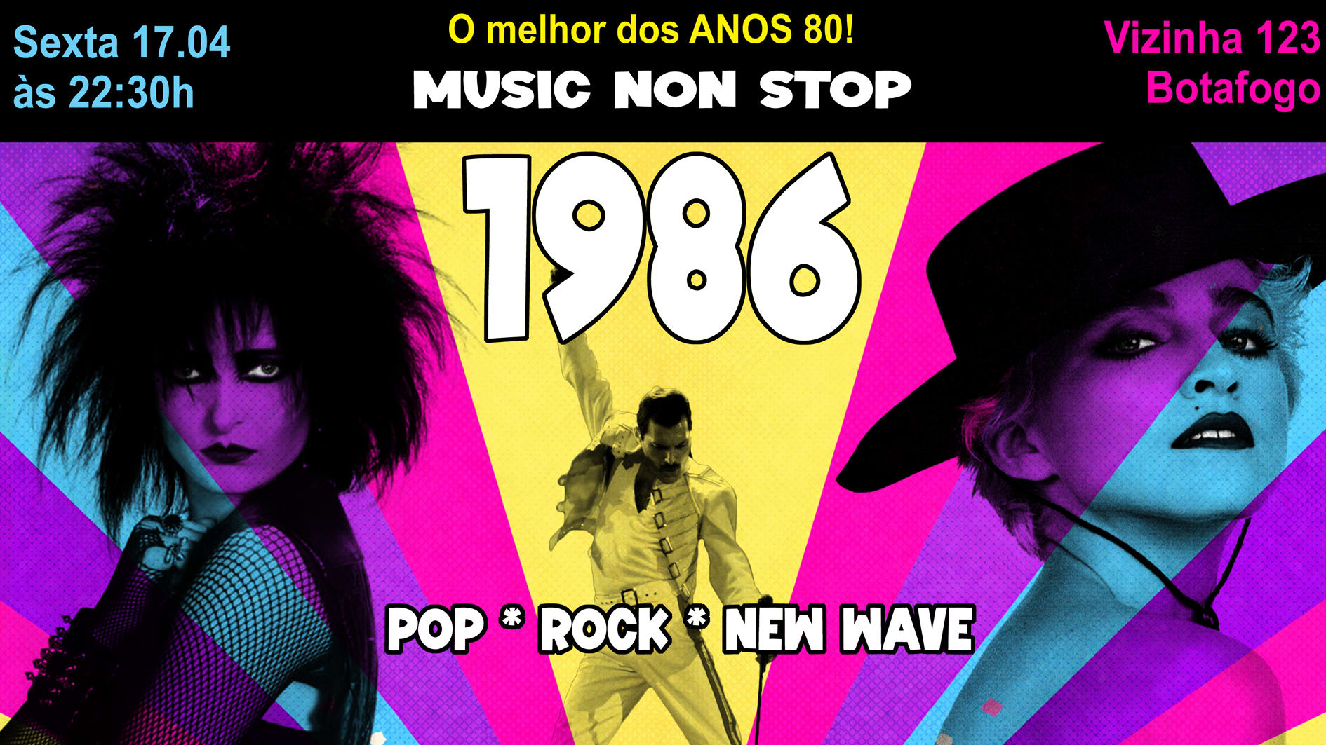 1986! Especial Anos 80! Mns Em Botafogo!