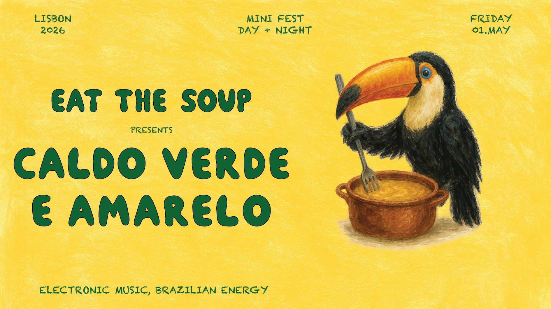 Eat The Soup X Caldo Verde E Amarelo