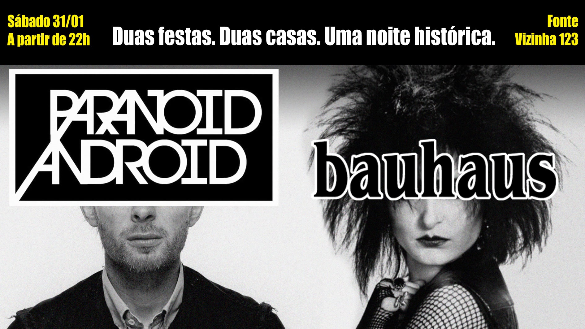 Paranoid Android + Bauhaus - Edição Histórica Em Botafogo