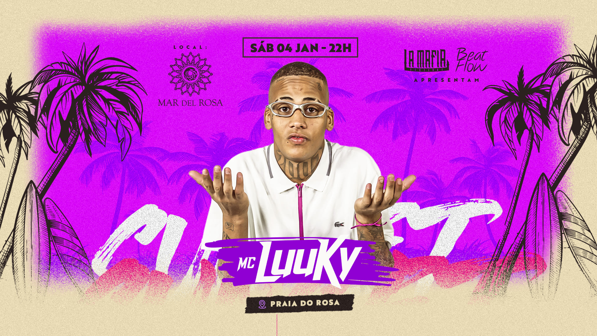 La Mafia & Beat Flow - MC Luuky Na Praia Do Rosa