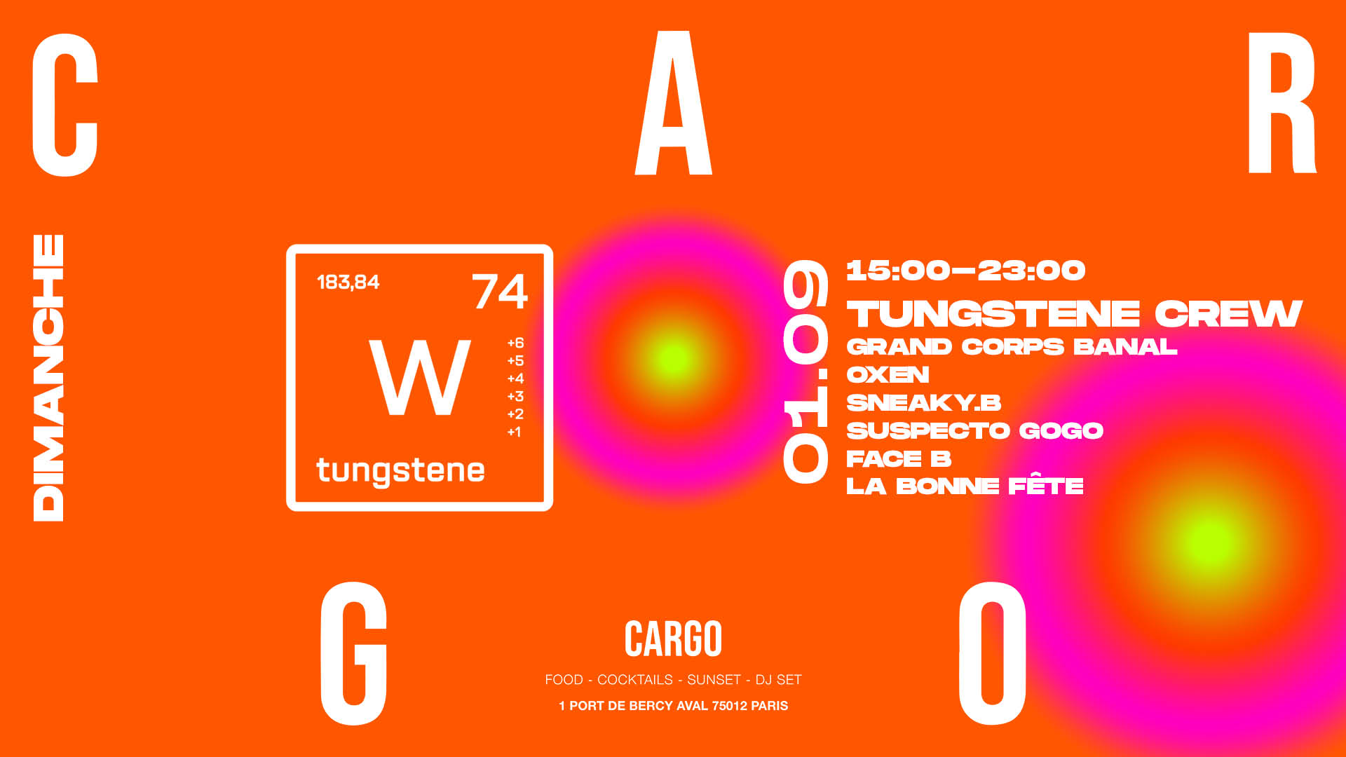 Cargo X Tungstène