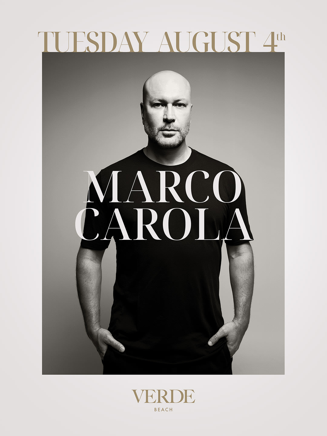 Marco Carola X Verde Beach - August 4th