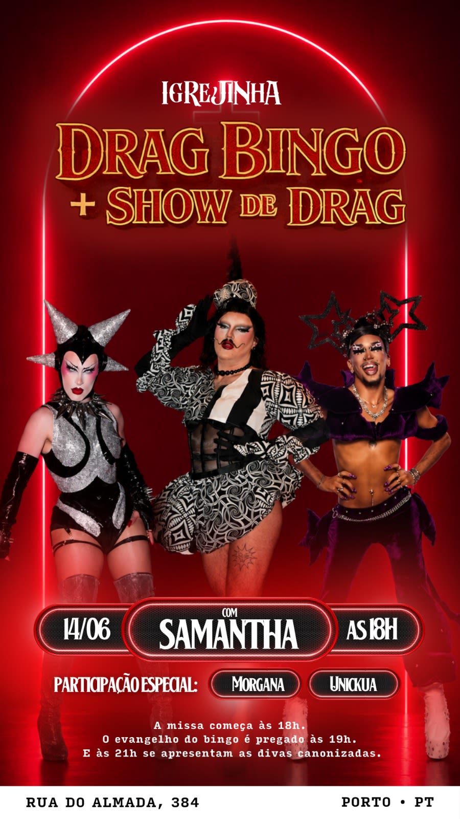 Igrejinha - Drag Bingo + Drag Show