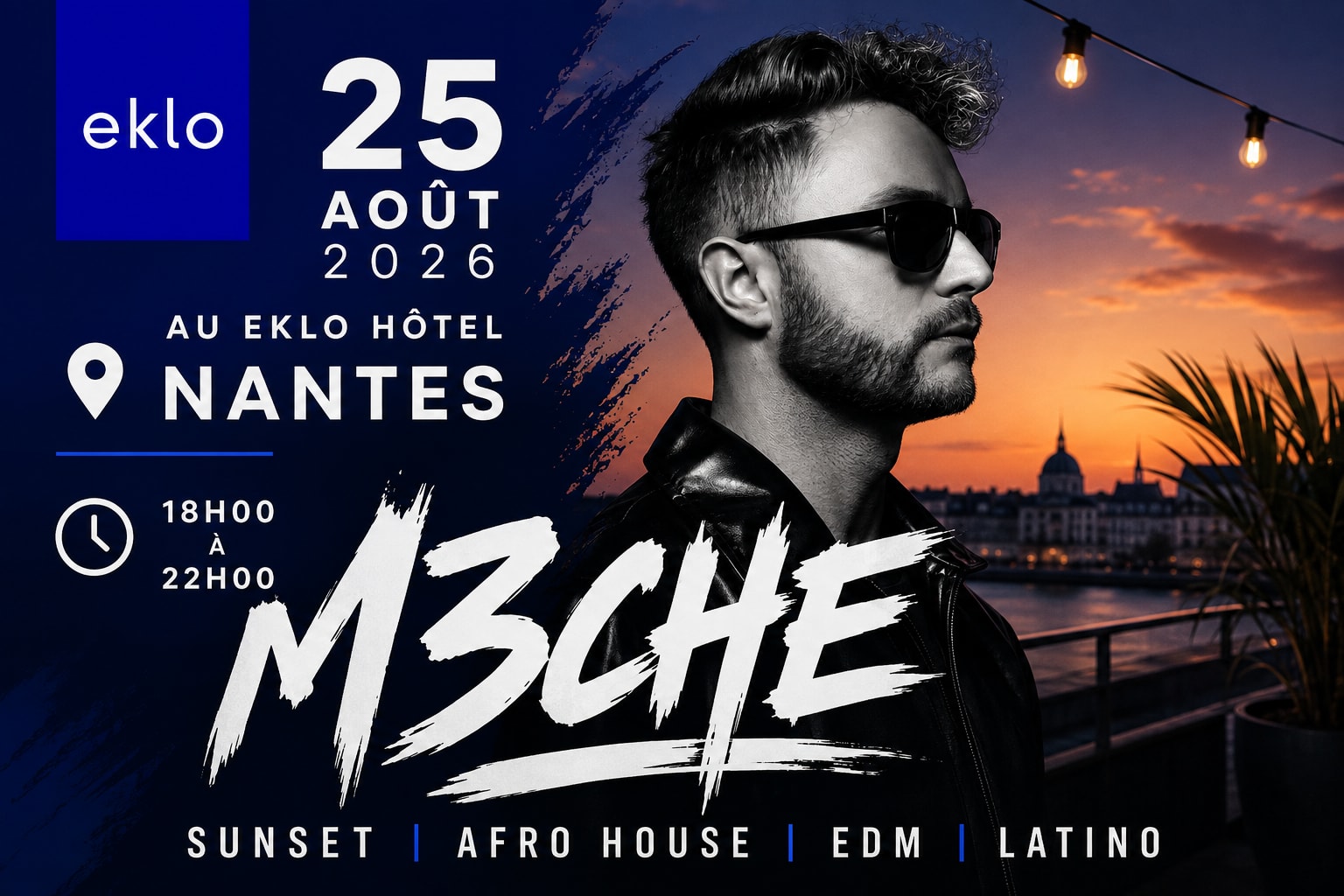 Eklo Hôtel Nantes I M3che I Sunset Apéro-Restauration