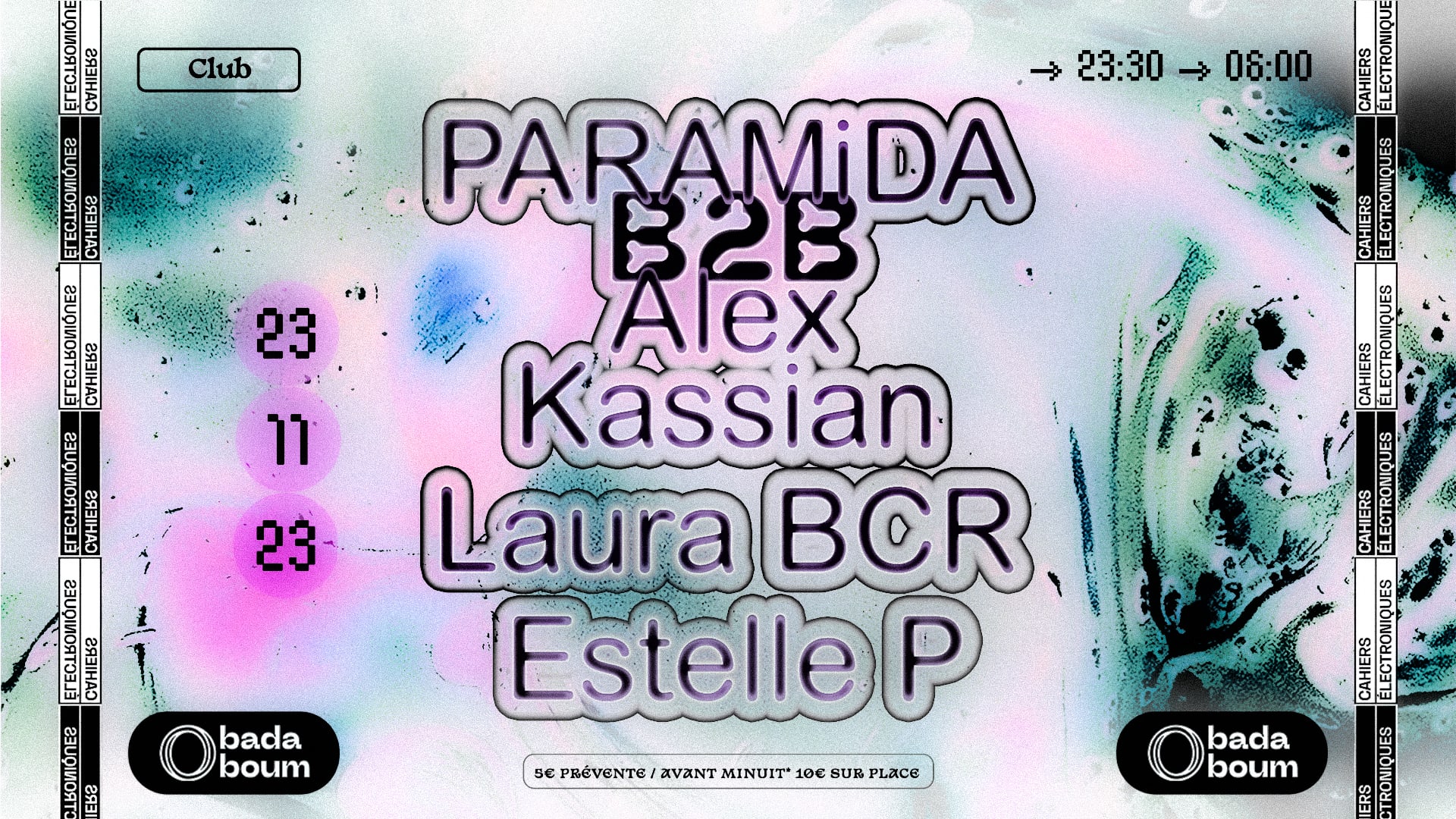 Club — Cahiers Électroniques With Alex Kassian B2b Paramida