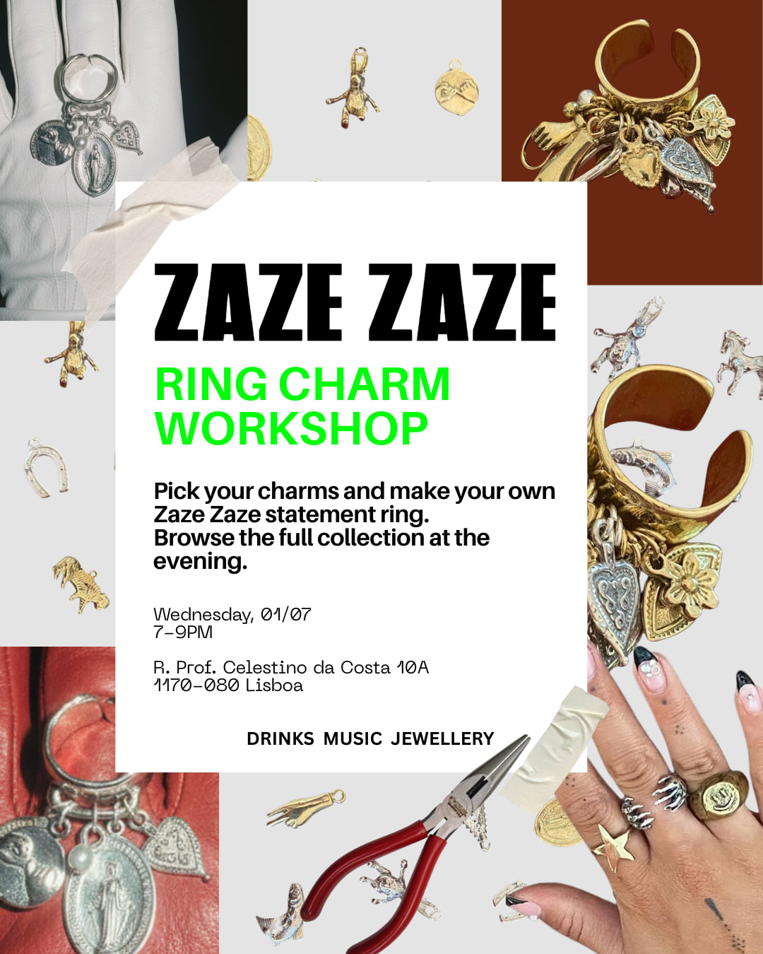 Ring Charm Workshop / Zaze Zaze