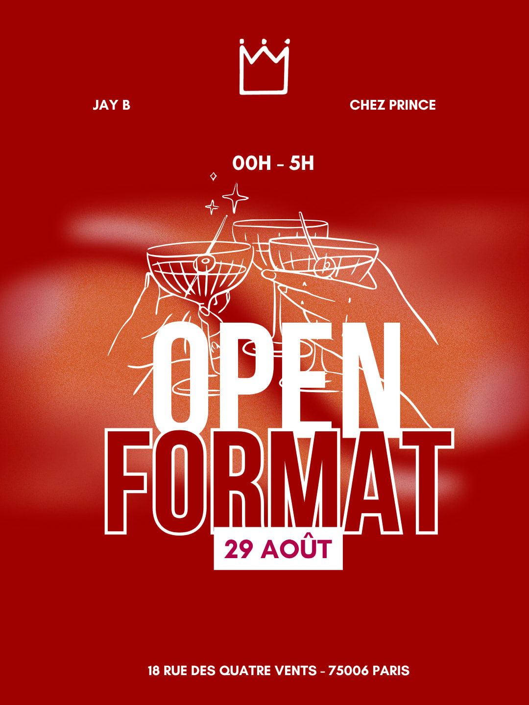 Chez Prince Paris - Samedi Dj Set Open Format