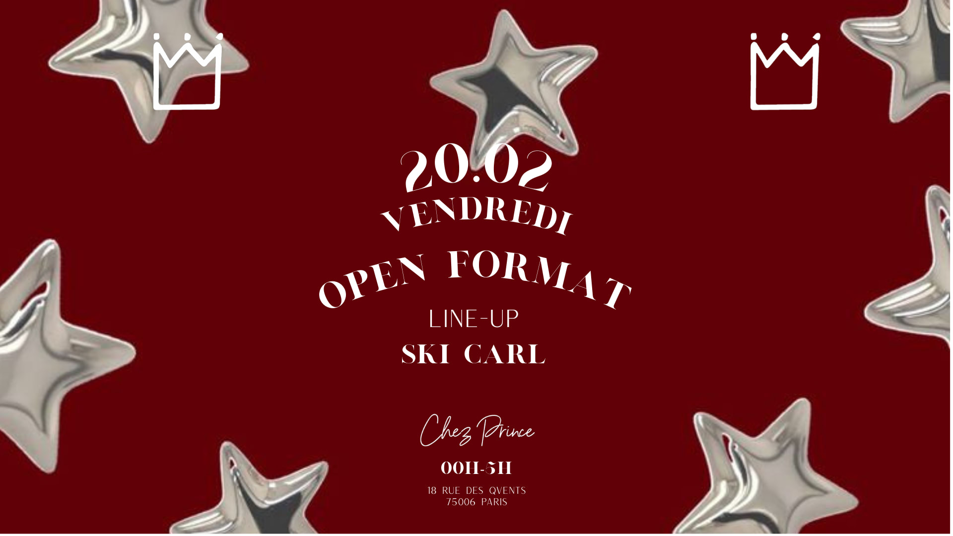 Friday @Chez Prince Saint-Germain | Open Format