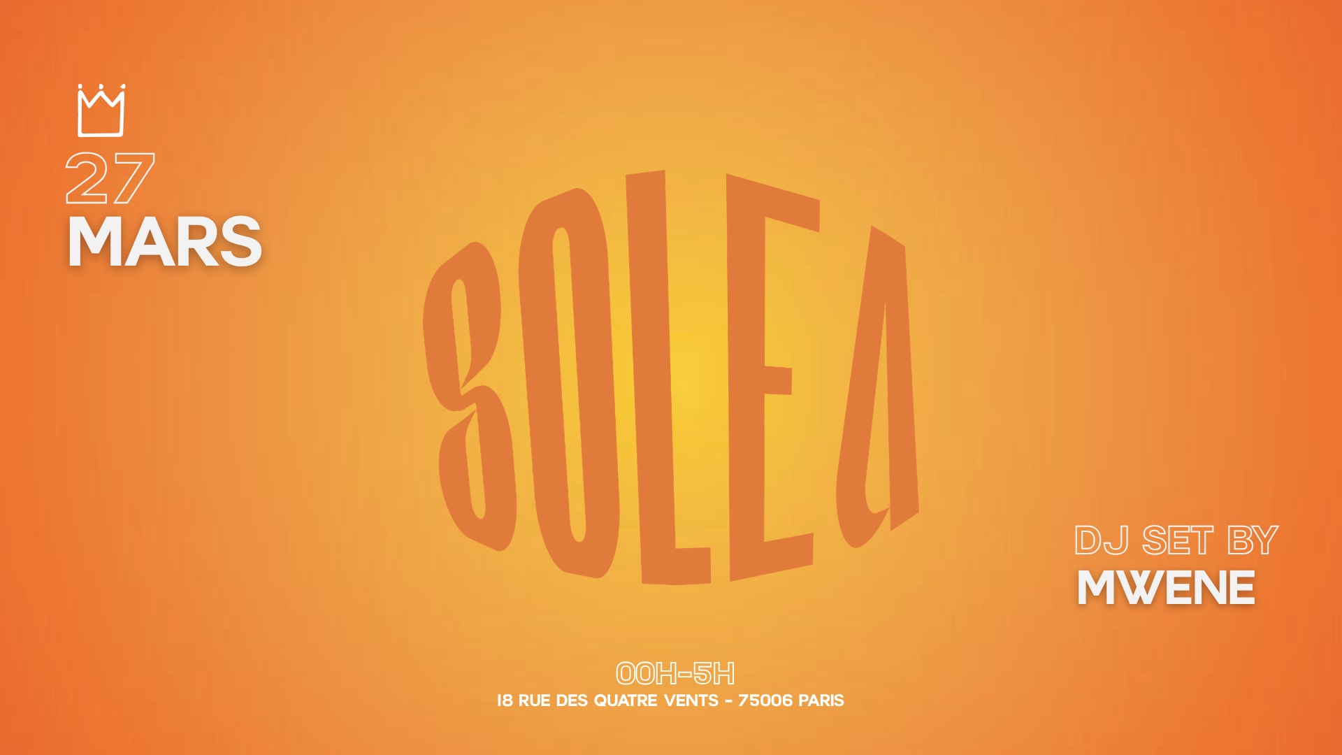 Solea | Friday At Chez Prince St-Germain