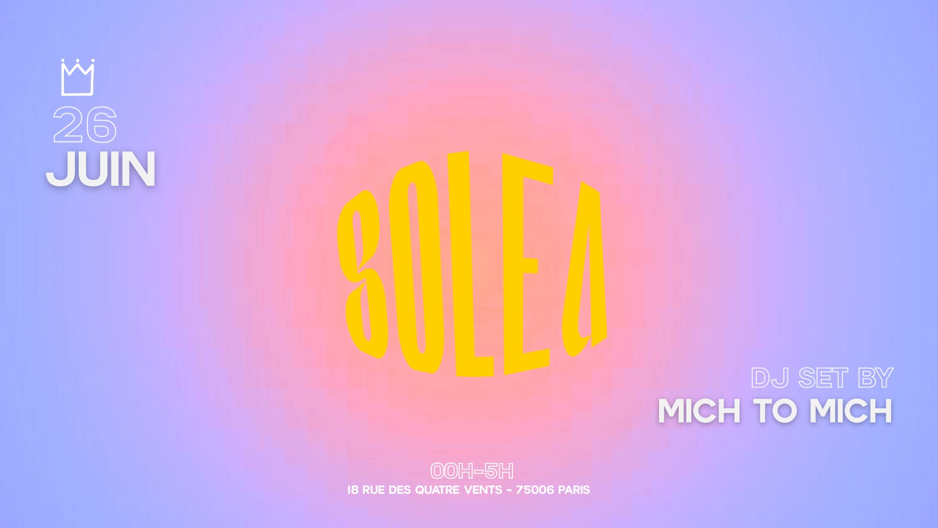 Vendredi - Solea Chez Prince Dj Set Commercial - Paris