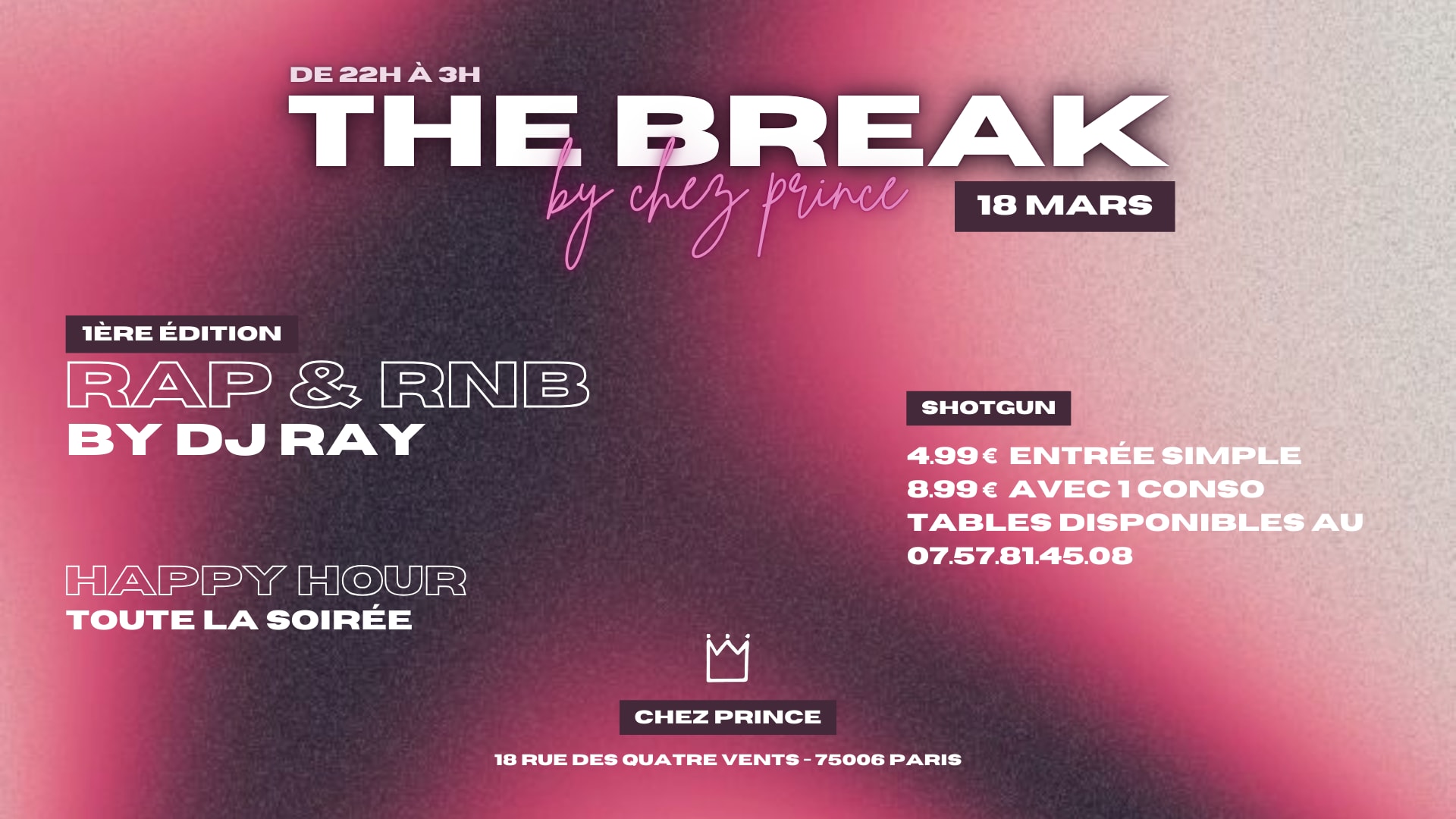 The Break  | Wednesday By Chez Prince Saint-Germain