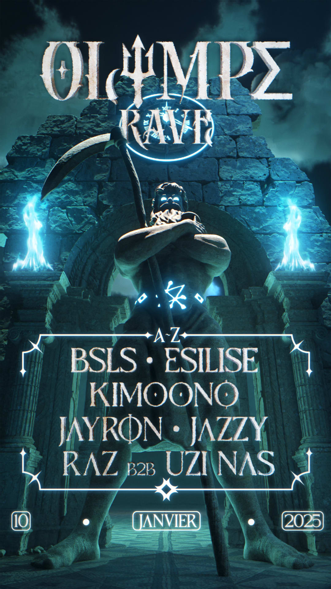 Olympe Rave / Cronos Edition W/ Jazzy, Jayron, Bsls, & More
