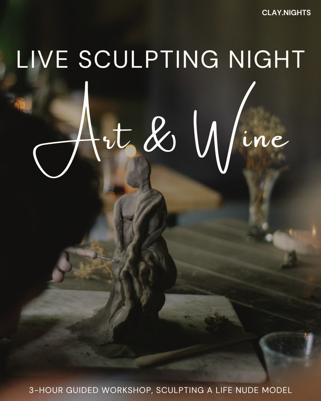 Clay.Nights | Woman's Day Life Sculpture Workshop