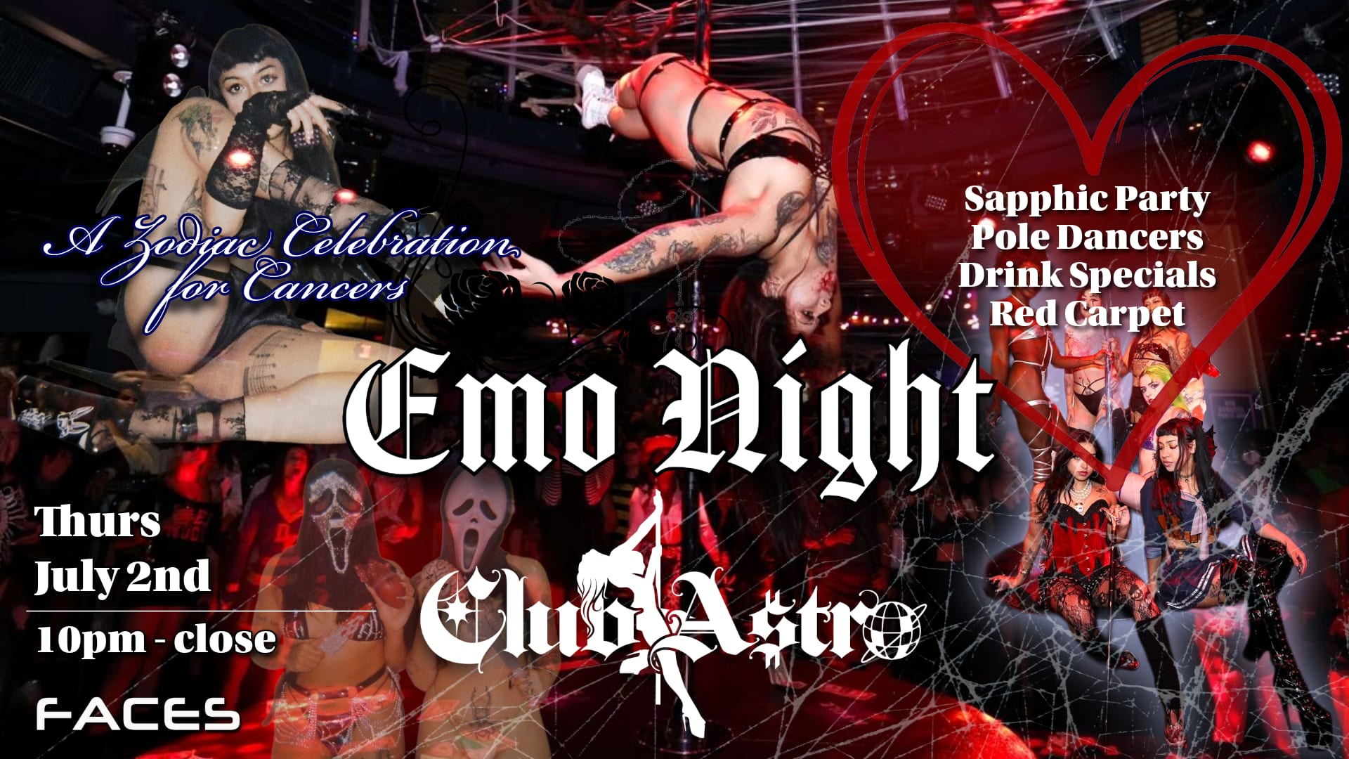 Club Astro Emo Night: A Celebration For Cancers