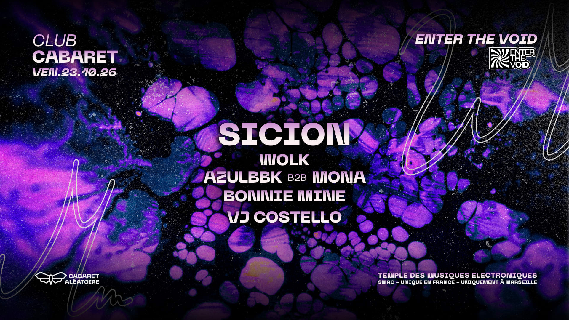 23/10 | Club Cabaret X Enter The Void W/ Sicion