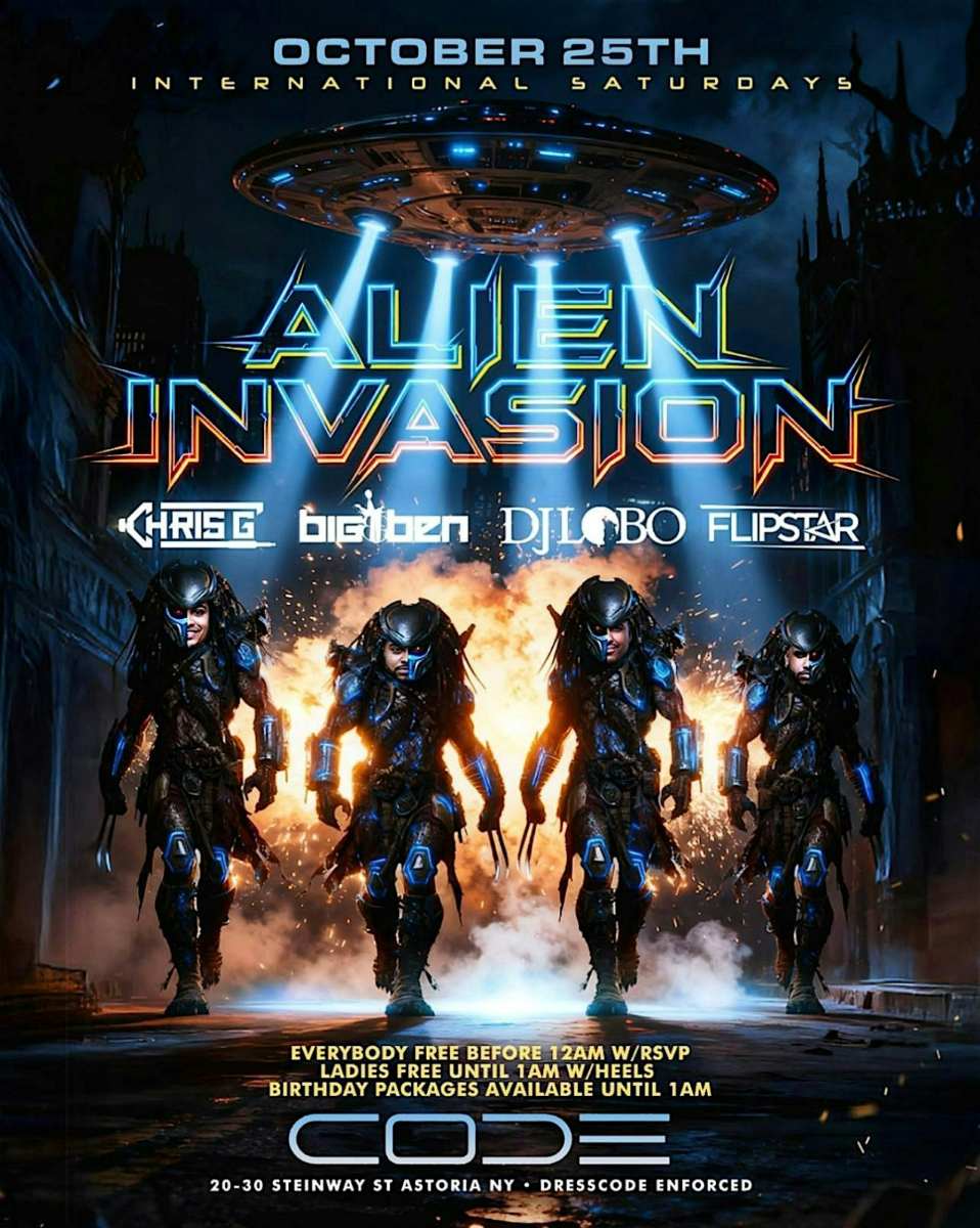 Alien Invasion At Code Astoria | Astoria Queens Nightlife