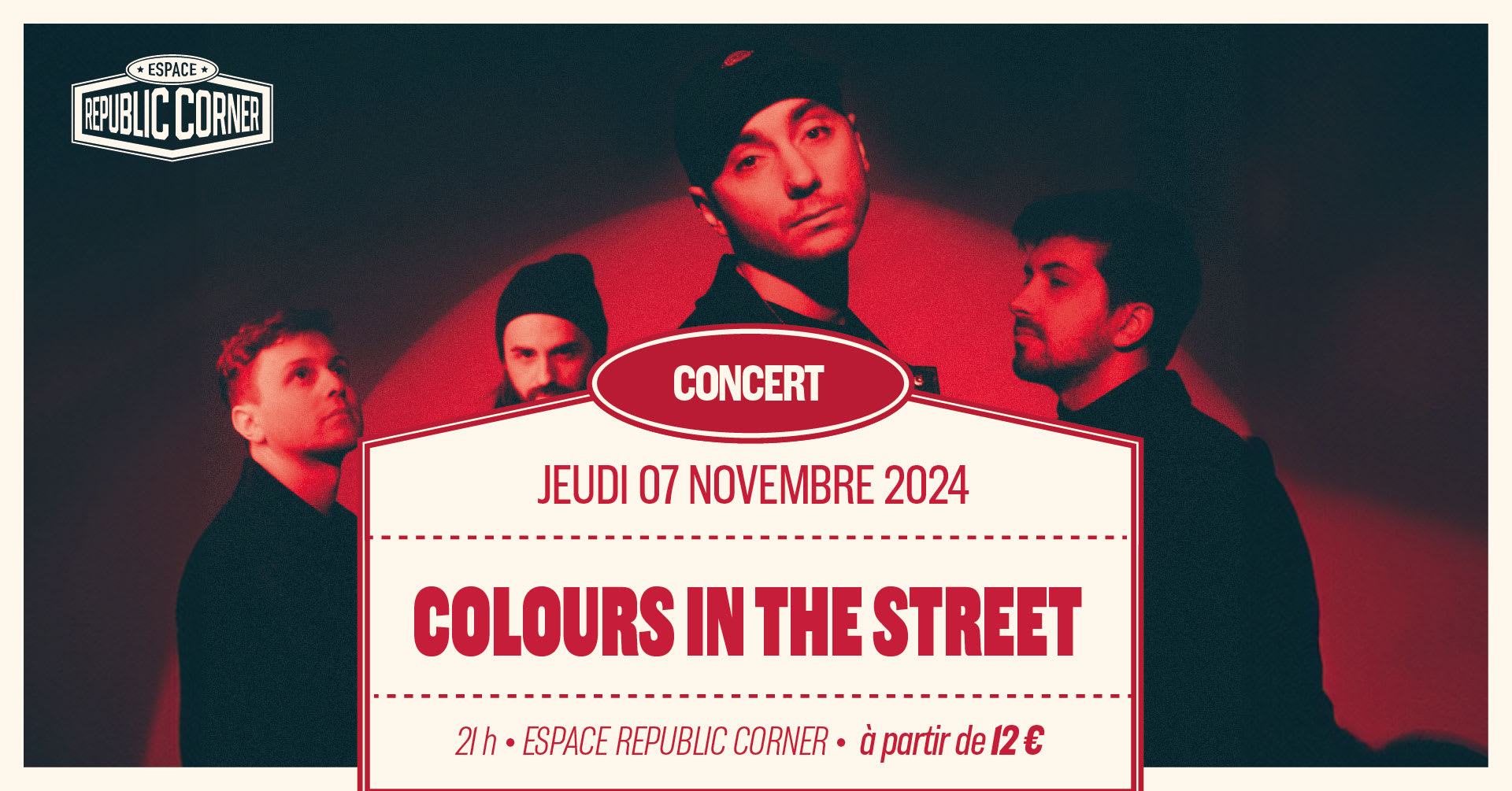 Colours In The Street En Concert À L'espace Republic Corner