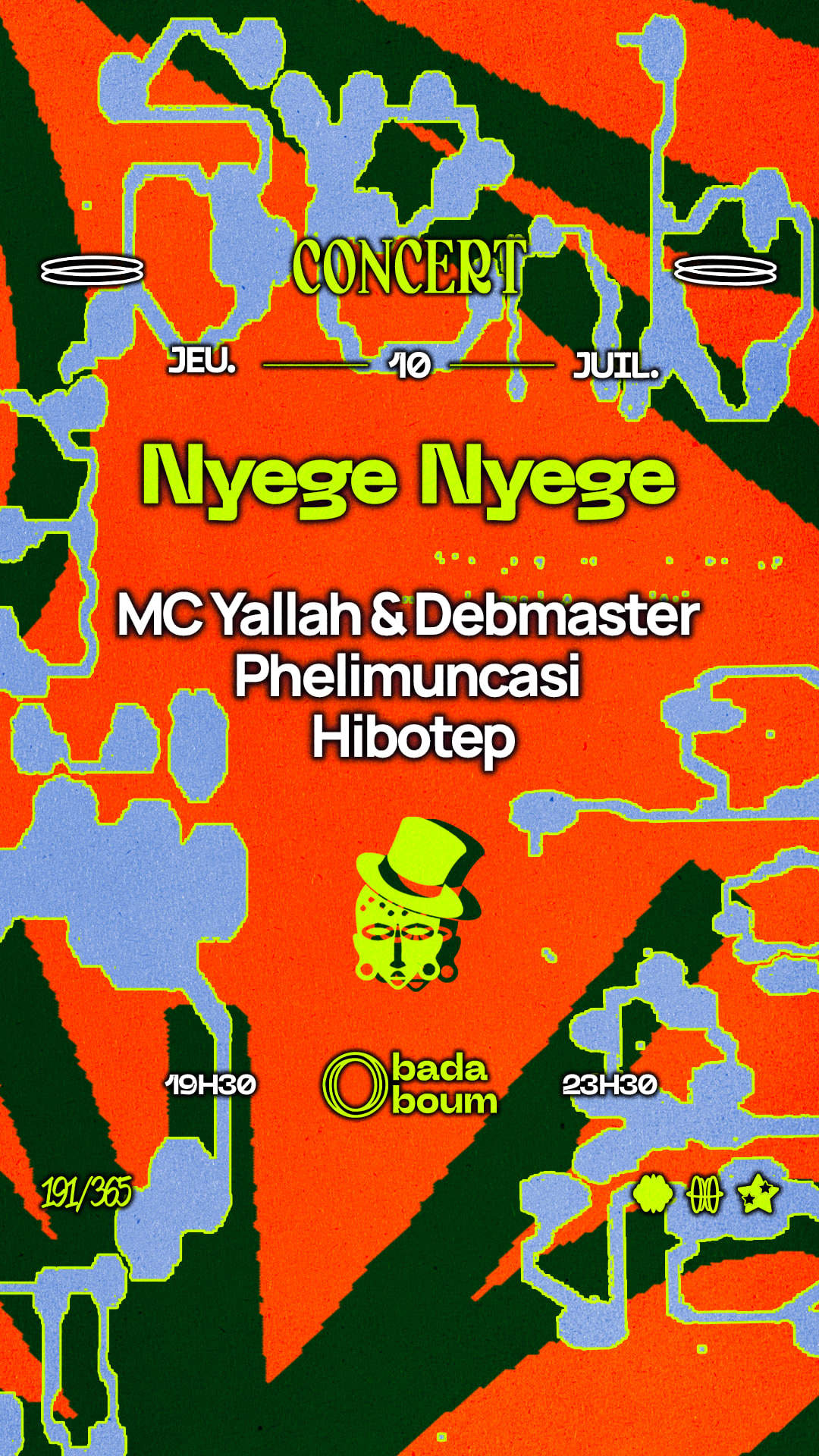 Concert — Nyege Nyege: MC Yallah & Debmaster, Phelimuncasi